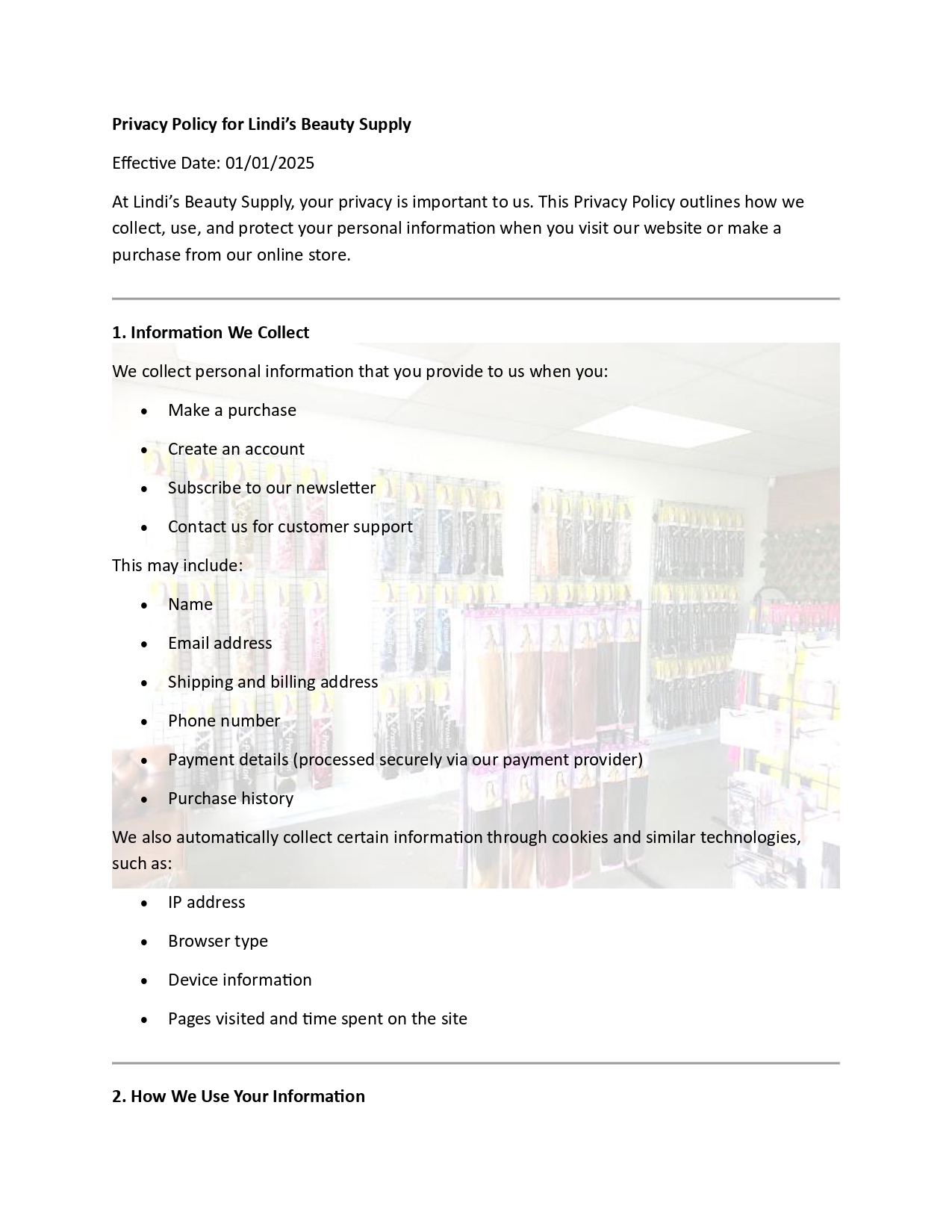 Privacy Policy for Lindi_page-0001